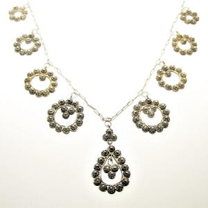 Sterling silver filigree necklace