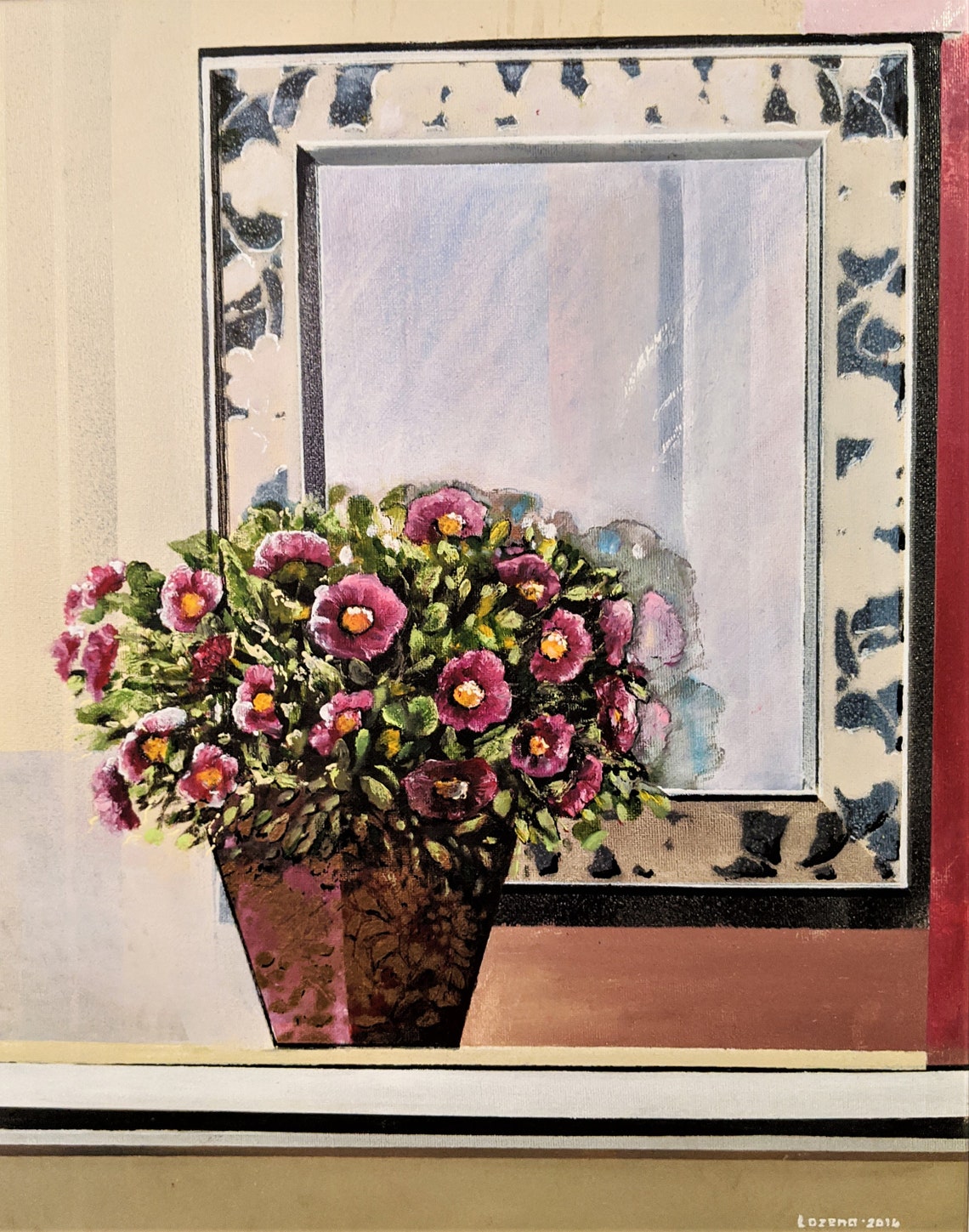 Oil Painting Mirror Effect by Lozena Etsy