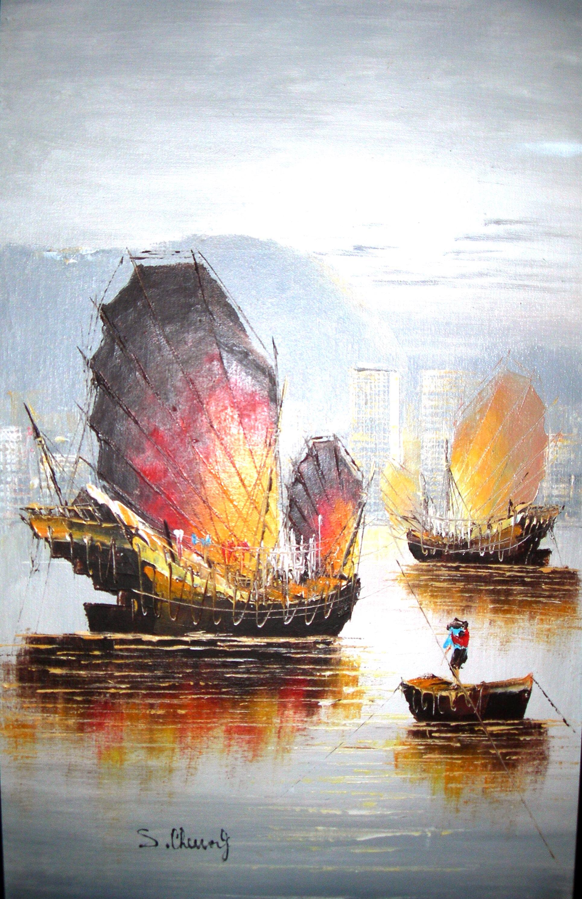 【F15号】good blue(FRANCOIS) oil painting Francois Oil Painting - 677 For Sale on 1stDibs | francois