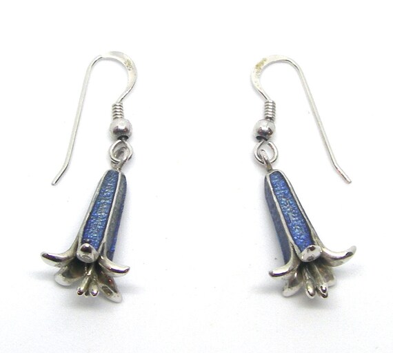 BLUE BELLS STERLING  silver jewellery set pendant… - image 5