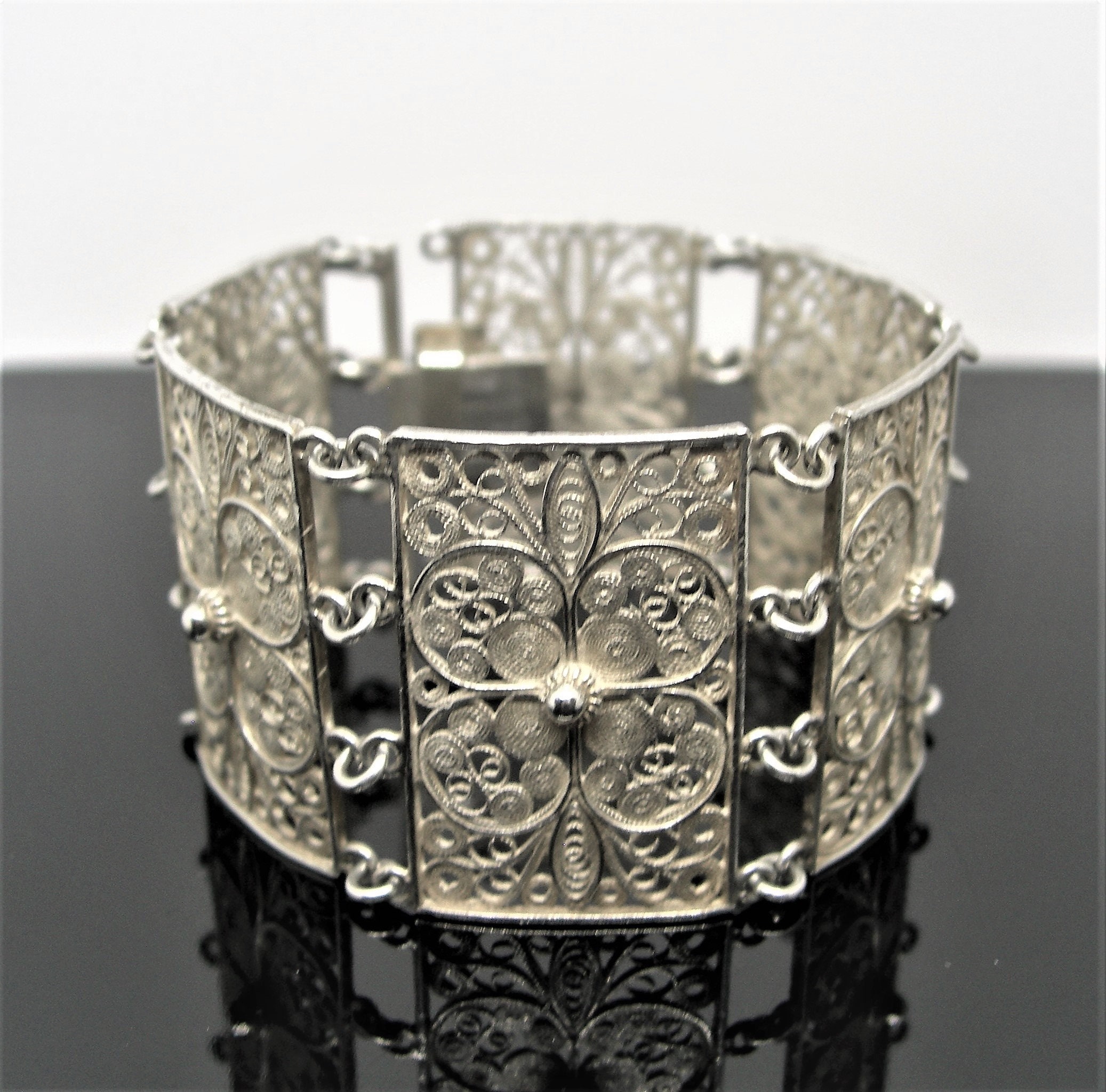 Silver filigree deals jewelry