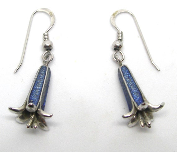 BLUE BELLS STERLING  silver jewellery set pendant… - image 6