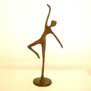 METAL SCULPTURE a GYMNASTIC vintage