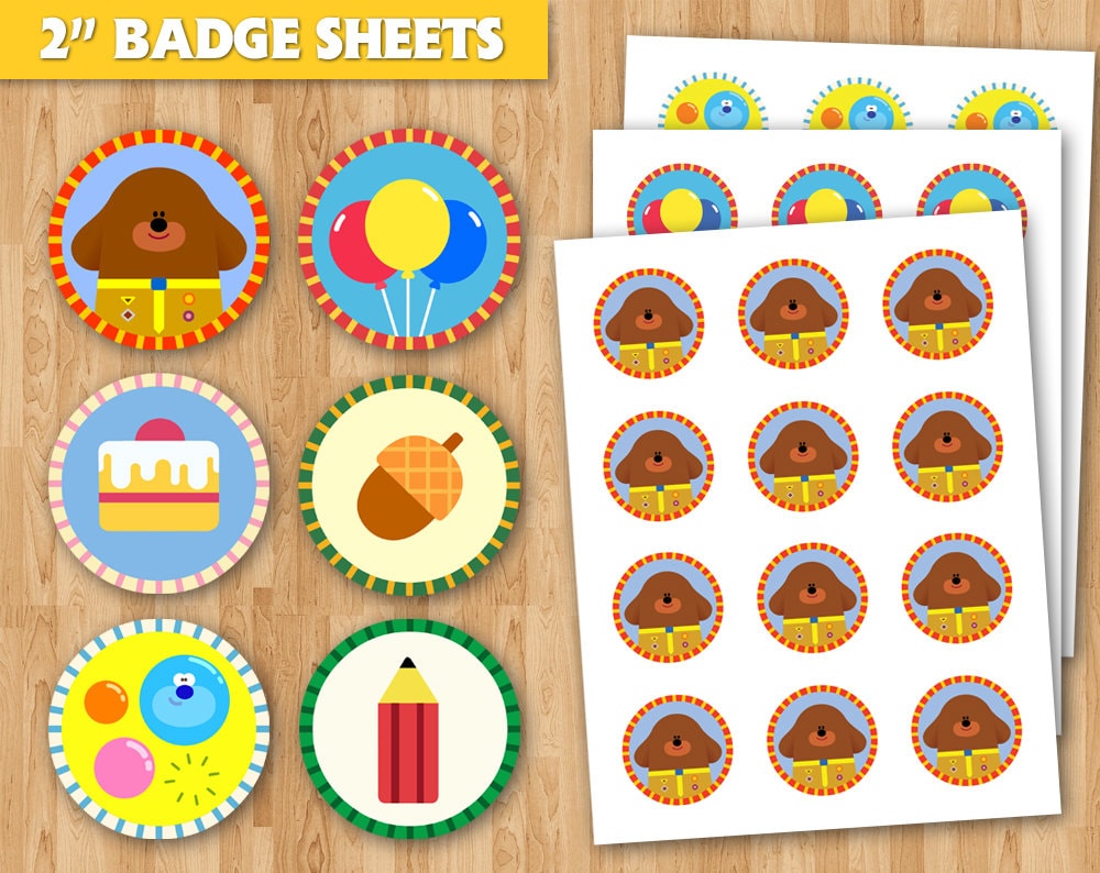 Hey Duggee 2 Badges Hey Duggie