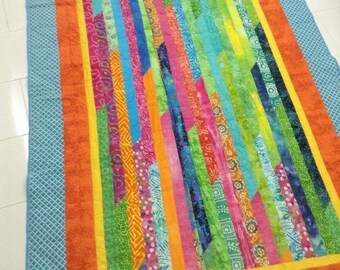 Jelly Roll - Batik Quilt