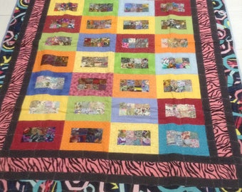 Patchwork Blöcke Quilt