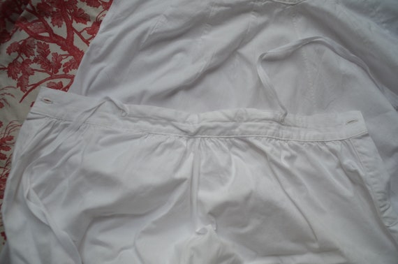 A pair of vintage French pure cotton shorts or bl… - image 5