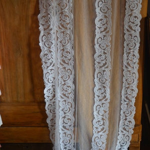 French Filet Lace Curtains - Etsy