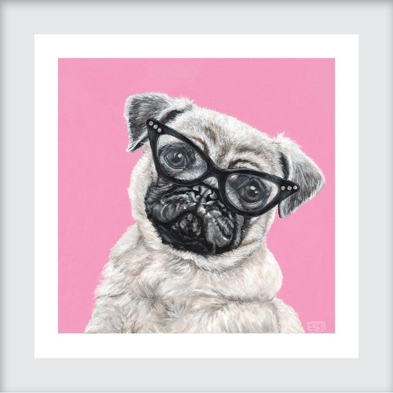 pug in goggles