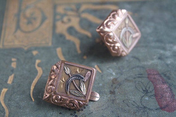 Victorian Collar Pins, Men's Jewelry, Unusual, Mi… - image 8