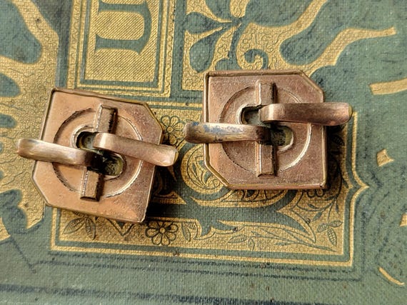 Victorian Collar Pins, Men's Jewelry, Unusual, Mi… - image 3