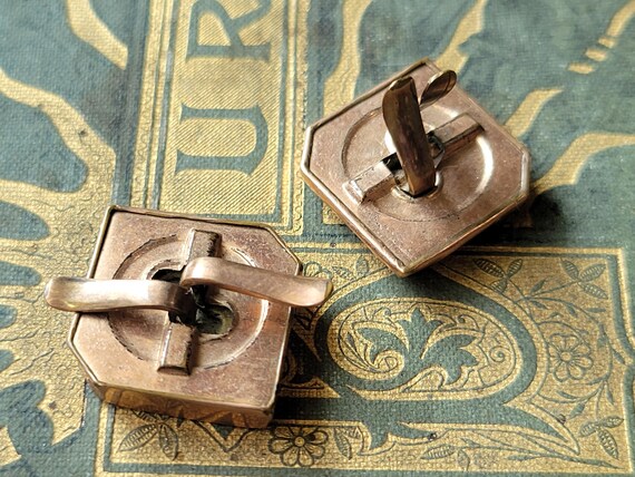 Victorian Collar Pins, Men's Jewelry, Unusual, Mi… - image 4