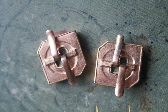 Victorian Collar Pins, Men's Jewelry, Unusual, Mi… - image 9