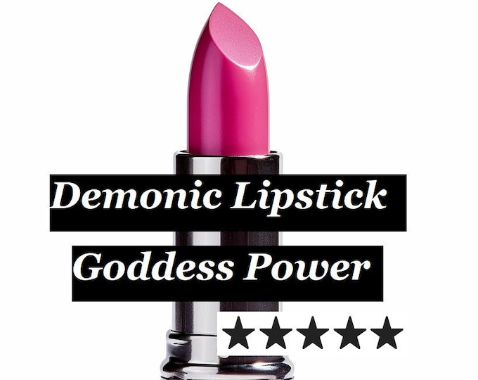 Demon binded lipstick - extreme charisma, confidence, hypnotic personality to manifest love, good luck, massive fortune. Lucky Black magick