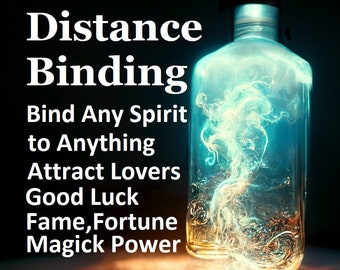 Distance Binding Spell. Bind any spirits to any physical items. Black Magic Ritual. lucky charm, love spell, money spell, wicca witchcraft