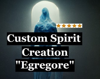 Custom Spirit Companion Creation, Egregore / Servitor, black magick, good fortune, money, love magic. Real Witchcraft voodoo poppet tarot