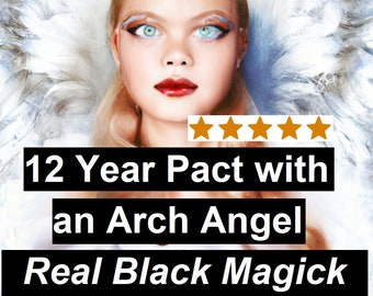 12 Year Pact with An Arch Angel. love fortune divination wicca protection magick, career black magic divination, Catholic witch