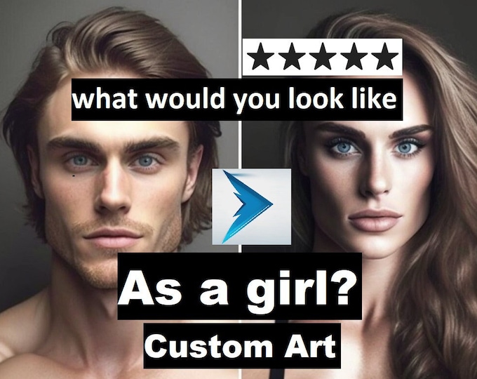 What would I look like as a girl? Feminization Custom Art. MtF transformation Sissy queer crossdressing black magic magick LGBTQ witchcraft