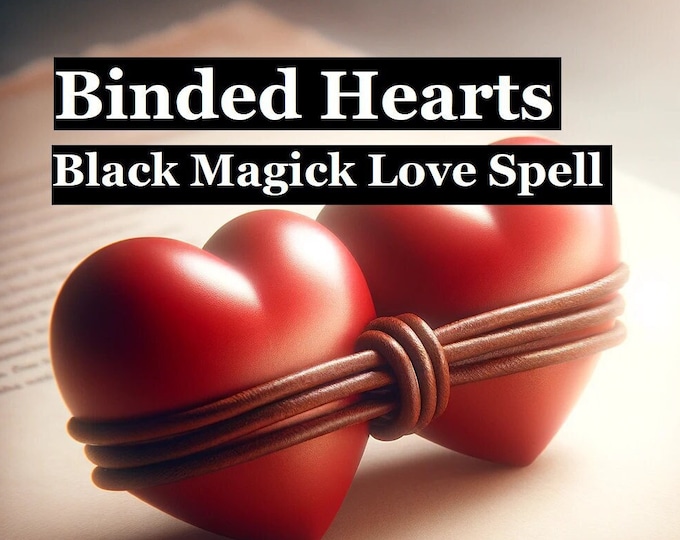 Binded heart love spell with 3 spirits, extremely potent with real chicken hearts. Full report and photo voodoo domination obsession spell