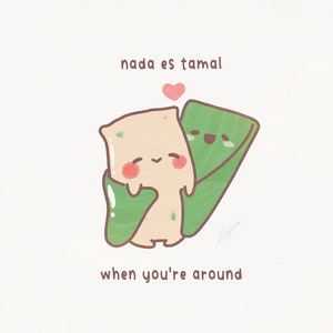 Nada es Tamal – Niedliche El Salvador Standard Postkarte