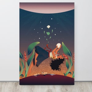 La Pupusera El Salvador Arte de pared Lienzo fino