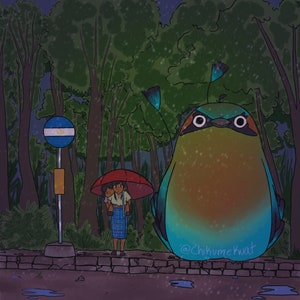 Nutxaneh Totorogoz | My Neighbor Totorogoz Art Print – 100% of Proceeds to Elders in El Salvador
