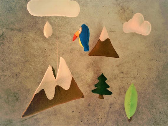 Diy Mobile Kit Baby Mobile Crib Mobile Cot Mobile Felt Etsy