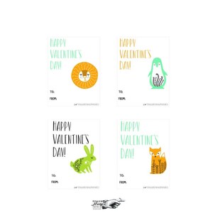 Téléchargement numérique de cartes scandinaves de la Saint-Valentin