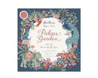 Craft Consortium - Colección Palace Garden - Bloc de papel de 30 x 30 cm // CCDPAD003B