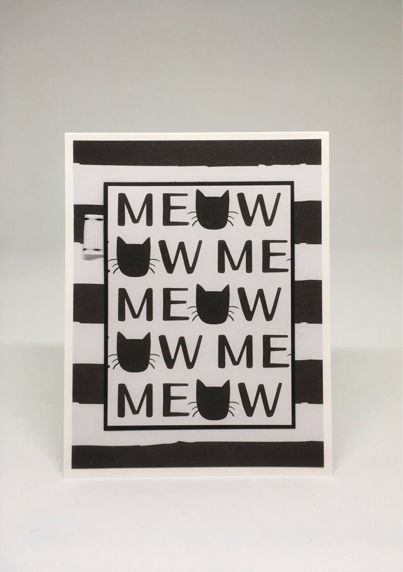 Cat Lover Card Set Handmade