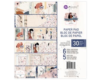 Prima Marketing - Bloc de papel Colección Índigo de 8×8 (30 hojas)
