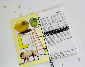 Diario de lenguaje de señas hecho a mano L&U OOAK