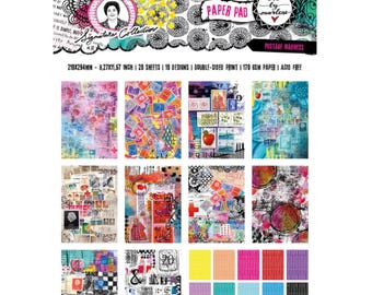 Bloc de papel Studio Light Postage Madness ABM-SI-DPP132 (8,27 x 11,57 pulgadas)