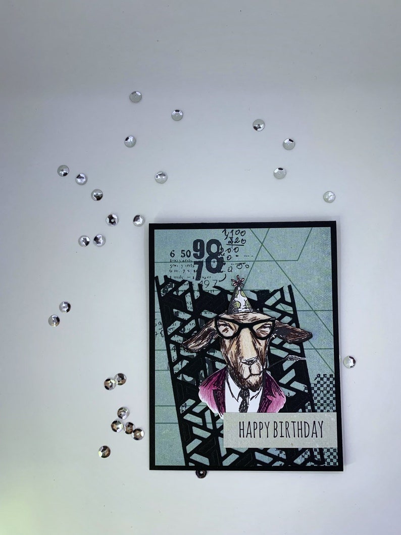 Funny Birthday Greeting Card Handmade