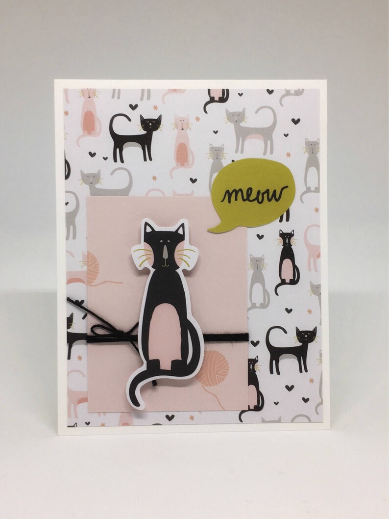 Cat Lover Card Set Handmade