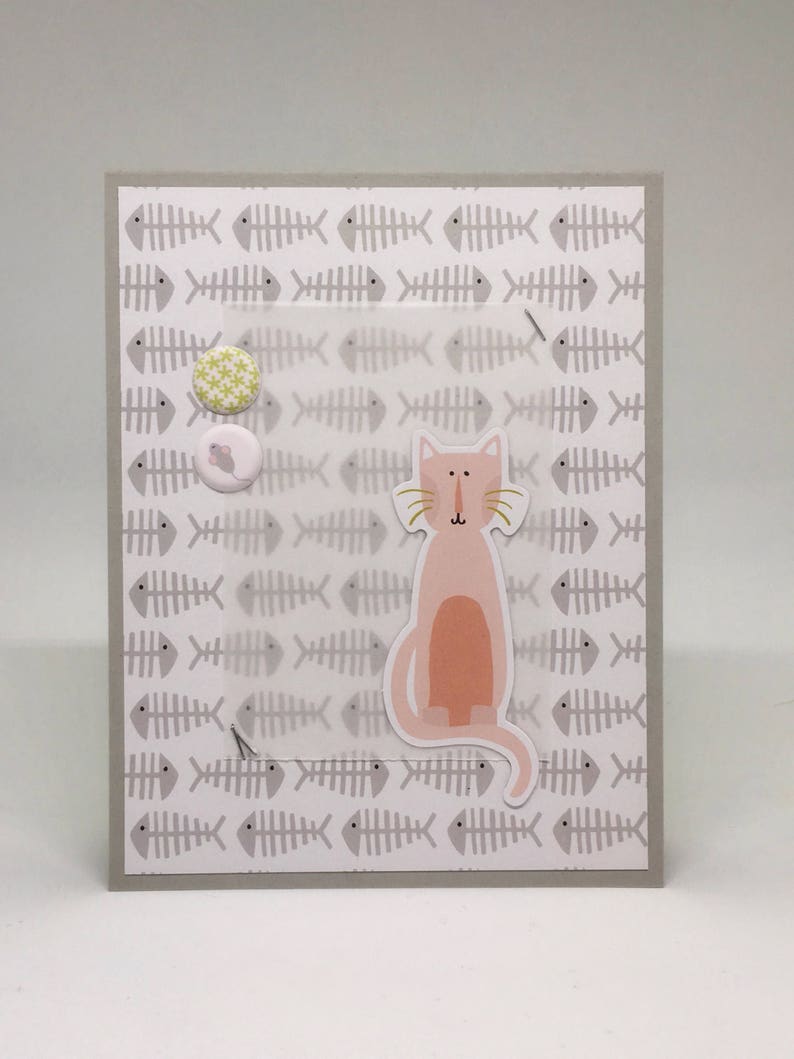 Cat Lover Card Set Handmade