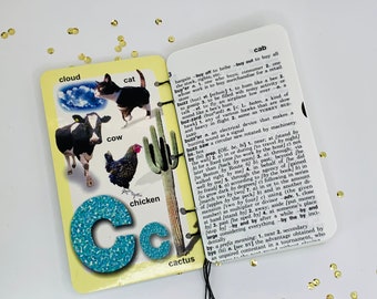 Diario de lenguaje de señas hecho a mano C&T OOAK