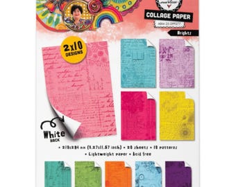 Luz de estudio • Arte de Marlene Papel collage Brights ABM-25-DPP277