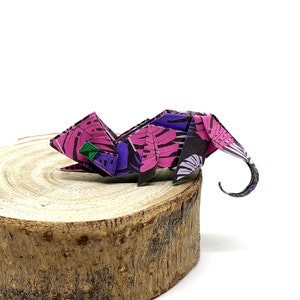 1 Camaleonte origami/ idea regalo/stampa ecologica