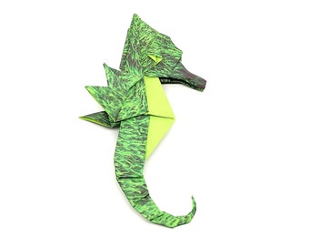 1 Origami seahorse / gift idea / hippocampus