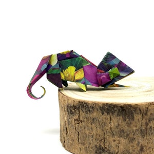 1 Camaleonte origami/ idea regalo