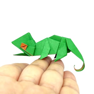 1 Camaleonte origami/ idea regalo