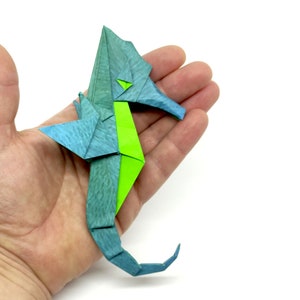 1 Cavalluccio marino origami/ idea regalo / ippocampo