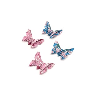 4 Farfalle origami piccole/Cherry blossoms/ 5cm