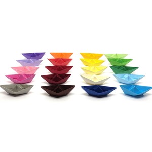 20 Barchette origami piccole / 7 cm