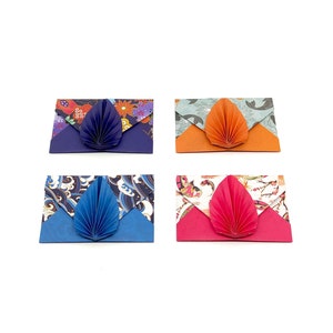 4 bustine foglia origami