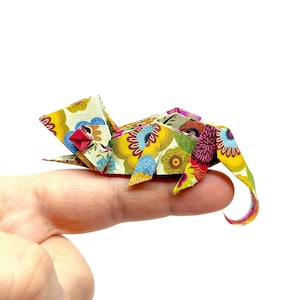1 Camaleonte origami/ idea regalo