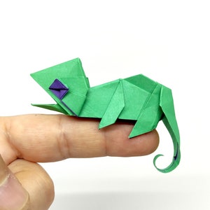 1 Camaleonte origami/ idea regalo