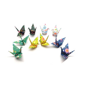 10 Gru fiorite/ idea regalo / segnaposto / Decorazione