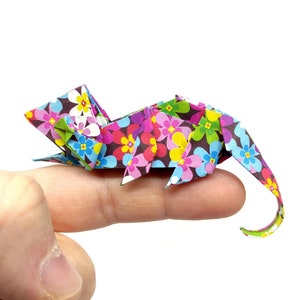 1 Camaleonte origami/ idea regalo